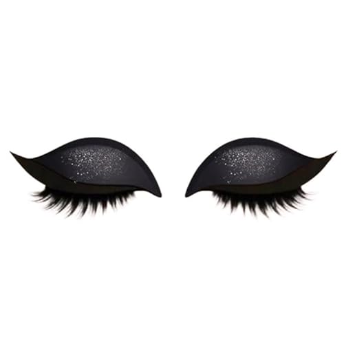 Lidschatten-Wimpernpflaster, 3-in-1 wiederverwendbare Wimpern-Sticker, wasserfestes, langlebiges und wiederverwendbares Augenpad-Make-up-Set für alle Augenformen Lidschatten-Wimpernpflaster, 3-in-1 wiederverwendbare Wimpern-Sticker, wasserfestes, langlebiges und wiederverwendbares Augenpad-Make-up-Set für alle Augenformen von PFHFRJZLQ