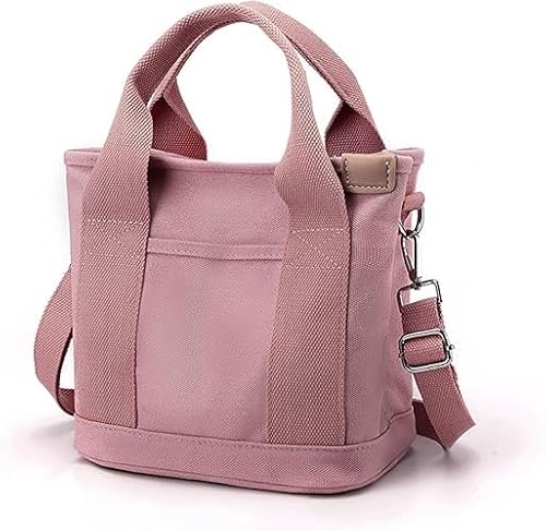 PFHFRJZLQ Vielseitig einsetzbare Umhängetasche, große Handtasche mit mehreren Fächern, Canvas-Handtasche für Damen mit Reißverschluss, ideal für den täglichen Gebrauch von PFHFRJZLQ