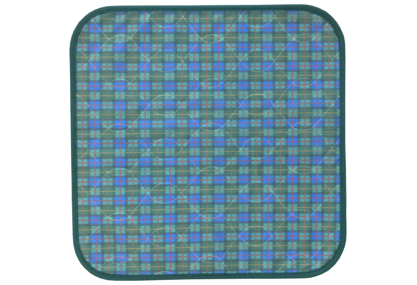 PFLEGE POINT Inkontinenz-Sitzauflage PFLEGE POINT® Inkontinenz Stuhlauflage grün-blau 45 x 45 cm von PFLEGE POINT