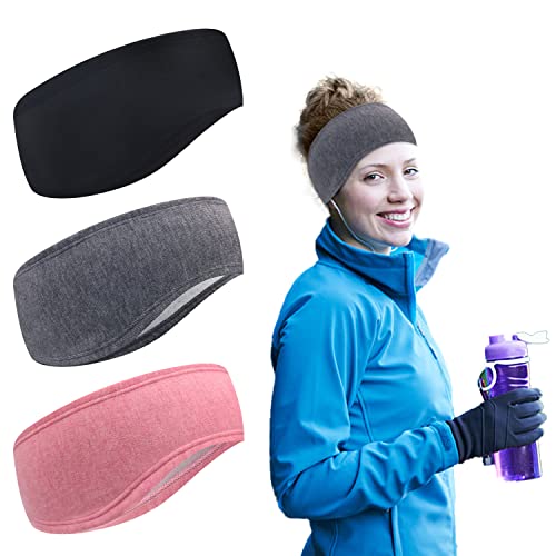 3-teiliges Ohrenschutz Stirnband, Winter Thermozubehör, Sport Stirnband, Ohrenschützer Stirnband, elastisches Thermo Stirnband, für Männer und Frauen, geeignet für Winter Outdoor Sport, Wandern von PFLYPF