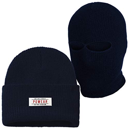 PGWear Mütze und Sturmhaube Troublemaker 2 in 1 Navy von PGWear