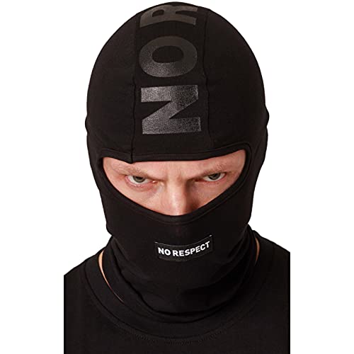 PGWEAR Sturmhaube No Respect in schwarz von PGWEAR