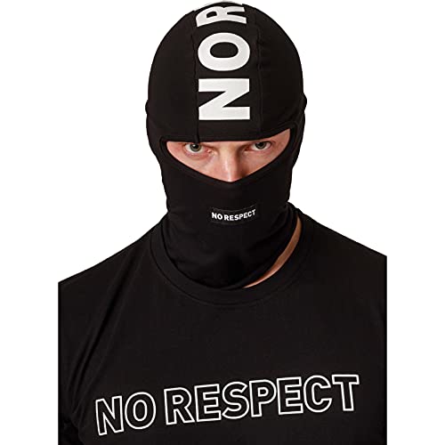 PG Wear Sturmhaube No Respect in schwarz weiß, Einheitsgröße von PGWEAR