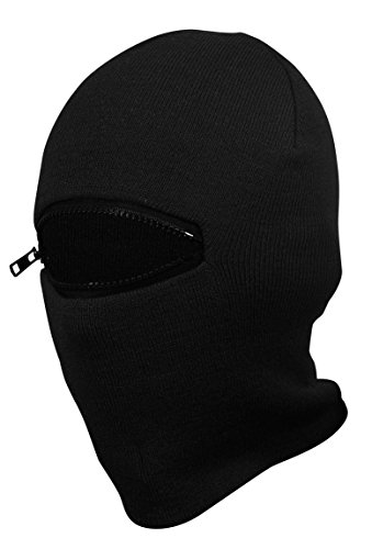 PGWEAR Mütze und Sturmhaube 2 in 1 schwarz rot blau gelb (Action schwarz) von PGWEAR