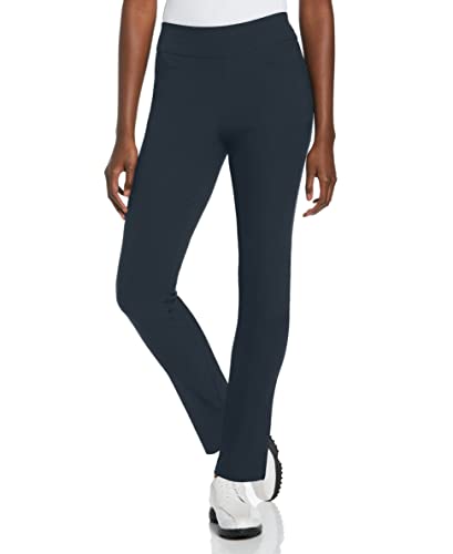 PGA TOUR Damen Überziehen mit Bauchkontrolle Golfhose, Schwarz (Black Iris), M von PGA TOUR