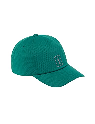 PGA TOUR Herren Airflux Mesh Golf Cap Leichte Baseballmütze Pro Series Range Verschluss, Hunter Green, Einheitsgröße von PGA TOUR