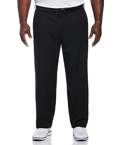 PGA TOUR Herren Flat Front Golf Pant with Expandable Waistband Golfhose, Caviar, 40W / 32L von PGA TOUR