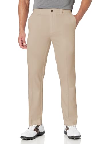 PGA TOUR Herren Flacher Vorderseite und erweiterbarem Bund (Taillenumfang 76-111 cm, groß) Golfhose, Chinchilla, 36W / 32L von PGA TOUR