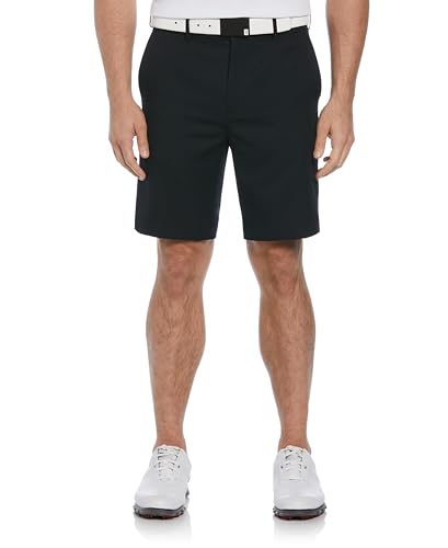 PGA TOUR Herren Flat Front Golf Short with Expandable Waistband, 9" Inseam Golfshorts, Caviar, 52 von PGA TOUR