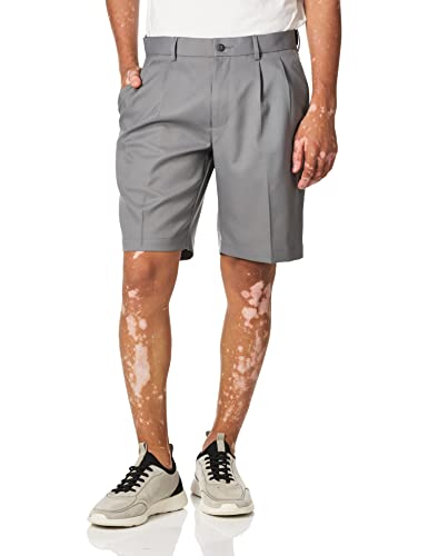 PGA TOUR Herren Golf-Shorts mit Doppelfalten, mit aktivem Bund, 22,9 cm Schrittlänge Golfshorts, Leiser Lampenschirm, 56 von PGA TOUR