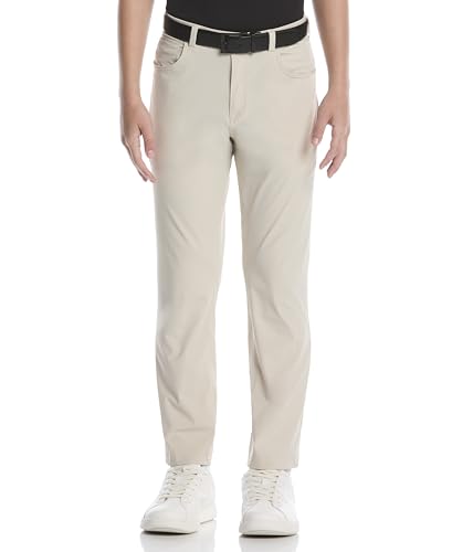 PGA TOUR Jungen 5-Pocket Active Waistband Performance Pull on Pant, Silbernes Futter, 12- 14 Jahre von PGA TOUR