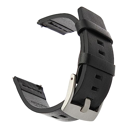 PGLVLZFGFN 20mm Premium Leder Armband for Kieselzeit Runde 20mm Männer Kompatibel for Huawei Uhr 2 (Sport) Kompatibel for Ticwatch 2 Schnellrelease-Band-Handgurt Uhrenarmband(4) von PGLVLZFGFN