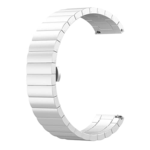 PGLVLZFGFN Metallband kompatibel for Huawei-Uhr-Edelstahl-Smart-Armband GTR 47mm. Männer Frauen Armband for Huawei Honor Magic Magic Uhrenarmband(Silver) von PGLVLZFGFN