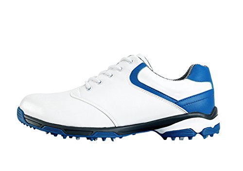 PGM Anti-Rutsch-wasserdichte Golfschuhe mit Spikes für Herren Blau von PGM