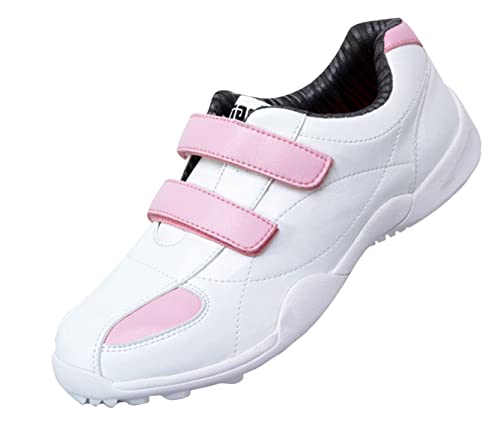 PGM Damen Golfschuhe Wasserdicht Spikeless mit Klettverschluss von PGM