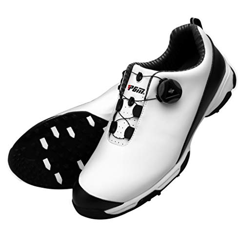 PGM wasserdichte Golfschuhe für Herren, rutschfeste, Atmungsaktive Golfschuhe mit Lace System von PGM