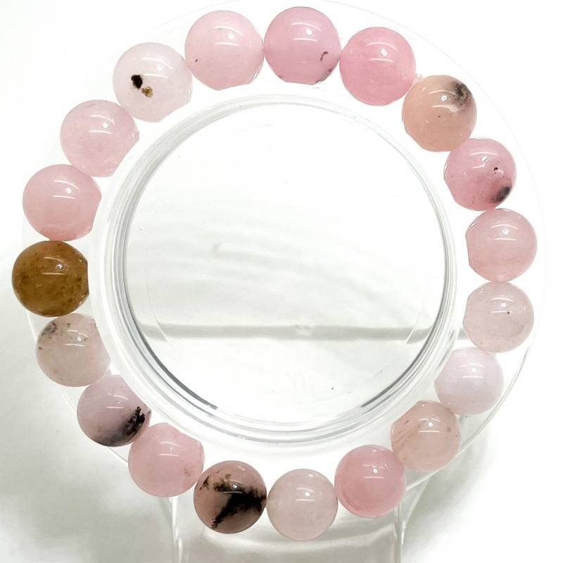 Pink Feuer Kirschquarz 8mm 10mm Natürliche Edelstein Perlen Stretch Handmade Armband - Pgb16 von PGStones