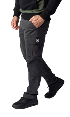PGWEAR Cargo Hosen Troop (DE/NL/SE/PL, Alphanumerisch, S, Regular, Regular, Grau) von PGWEAR