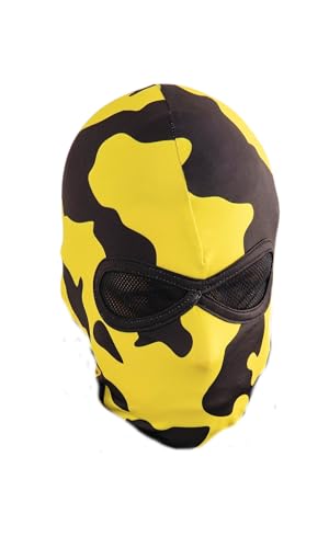 PGWEAR Sturmhaube Camouflage (DE/NL/SE/PL, Alphanumerisch, Einheitsgröße, Gelb) von PGWEAR