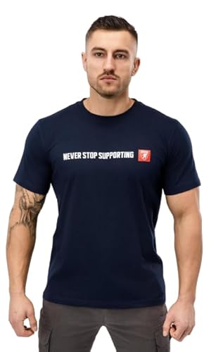 PGWEAR T-Shirt NSS (DE/NL/SE/PL, Alphanumerisch, XXL, Regular, Regular, Marineblau) von PGWEAR