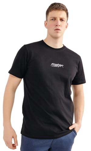 PGWEAR T-Shirt Rumble (DE/NL/SE/PL, Alphanumerisch, XXL, Regular, Regular, Schwarz) von PGWEAR