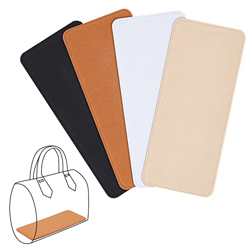 PandaHall 4 Farben Handtaschenbodenformer Filz-Taschen-Boden-Former-Geldbörsen-Einsatz-Pad Weiches Taschen-Innenfutter Geldbörsen-Unterstützungs-Organizer Für Tragetaschen Leder-Geldbörsen Handtaschen von PH PandaHall