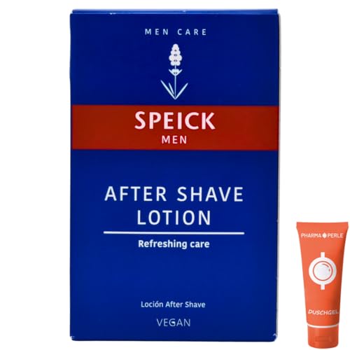 Men After Shave Lotion 1x 100 ml I Erfrischende Pflege und belebender Duft I Ohne Aluminiumsalze I Mit Zaubernussextrakt und natürlichen ätherischen Ölen I Spar-Set plus Pharma Perle give-away von PHARMA PERLE