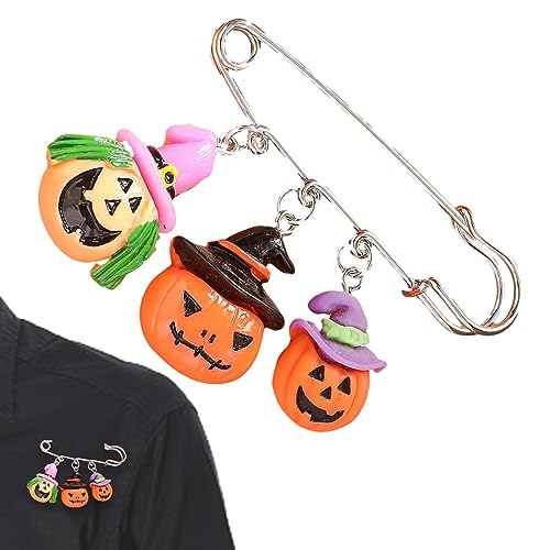 Halloween-Katzen-Brosche, dekorative niedliche Rucksack-Anstecknadeln, Kawaii-Pins für Jacken, Rucksäcke, Halloween-Grusel-Brosche für Damen und Herren, Anstecknadeln für Rucksäcke, ästhetisch Phasz, von PHASZ