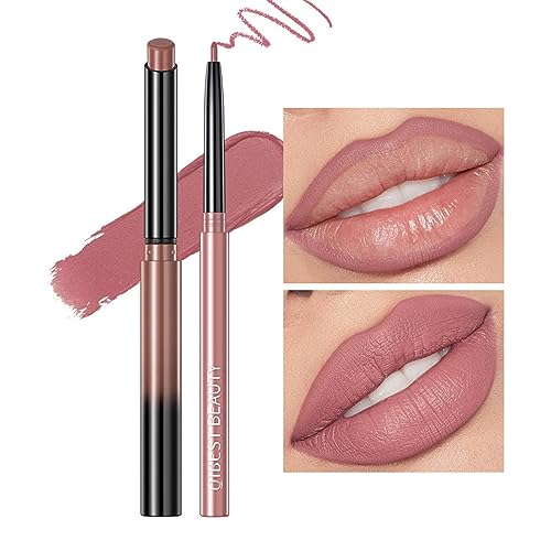 Lipliner und Lippenstift-Make-up-Set | Wasserfester Lippenstift, antihaftbeschichtet, samtiger Nude - Mattes Lippenstift-Geschenkset, wasserdichter Lippenstift für Mädchen, Frauen, Frauen Phasz von PHASZ