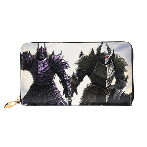 PHAYAH A Monster In Armor Pattern Wallet Women Leather Wallet Credit Card Holder Clutch Long Ladies Billfold von PHAYAH