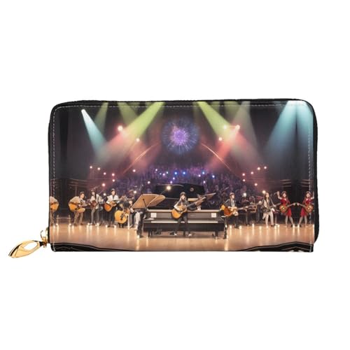 PHAYAH A Musical Evening Pattern Wallet Women Leather Wallet Credit Card Holder Clutch Long Ladies Billfold PHAYAH A Musical Evening Pattern Wallet Women Leather Wallet Credit Card Holder Clutch Long Ladies Billfold von PHAYAH