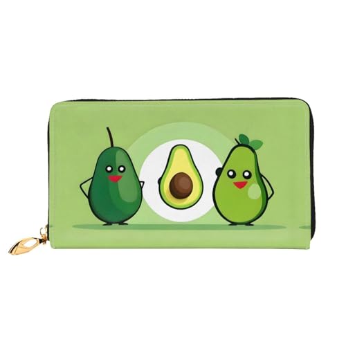 PHAYAH Avocado Pärchenmuster Geldbörse Damen Leder Geldbörse Kreditkartenetui Clutch Lang Damen Billfold PHAYAH Avocado Pärchenmuster Geldbörse Damen Leder Geldbörse Kreditkartenetui Clutch Lang Damen Billfold von PHAYAH