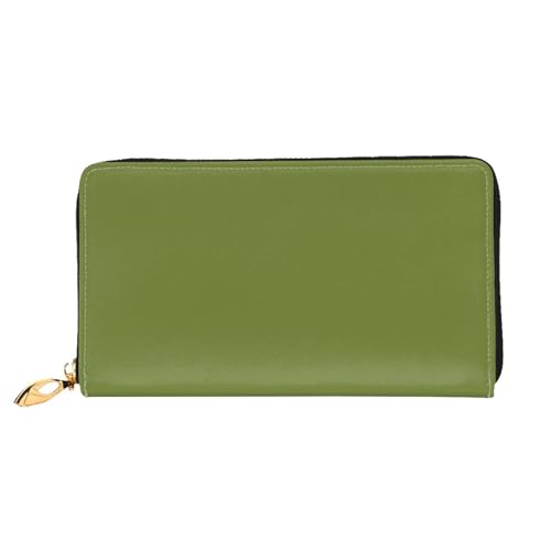PHAYAH Damen-Geldbörse, Leder, Kreditkartenhalter, Clutch, lang, Dunkelgrün PHAYAH Damen-Geldbörse, Leder, Kreditkartenhalter, Clutch, lang, Dunkelgrün von PHAYAH