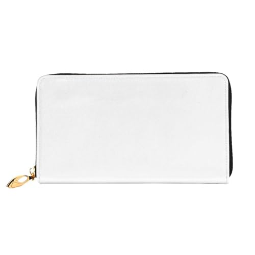 PHAYAH Damen-Geldbörse, einfarbig, weißes Muster, Leder, Kreditkartenhalter, Clutch, lang, für Damen PHAYAH Damen-Geldbörse, einfarbig, weißes Muster, Leder, Kreditkartenhalter, Clutch, lang, für Damen von PHAYAH