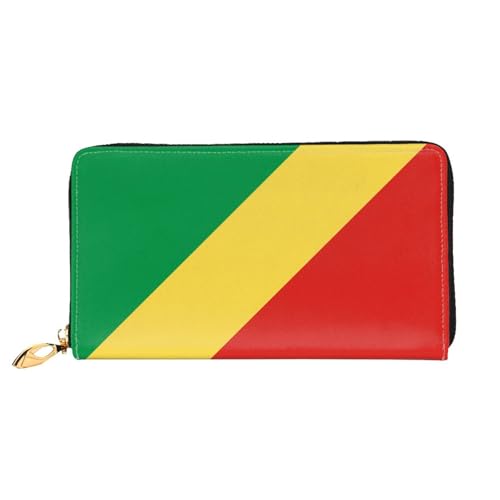 PHAYAH Damen-Geldbörse mit langem Clutch, Reißverschluss, Leder, großes Fassungsvermögen, Kreditkartenetui von PHAYAH