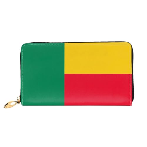PHAYAH Geldbörse mit Flagge von Benin, Leder, Kreditkartenhalter, Clutch, lang, für Damen PHAYAH Geldbörse mit Flagge von Benin, Leder, Kreditkartenhalter, Clutch, lang, für Damen von PHAYAH