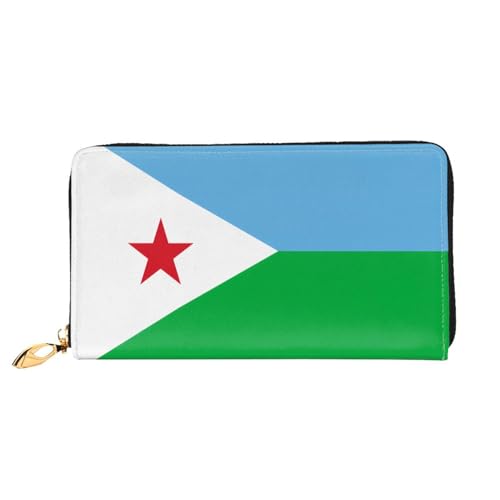 PHAYAH Geldbörse mit Flaggenmuster für Damen, Leder, Kreditkartenhalter, Clutch, lang, für Damen von PHAYAH