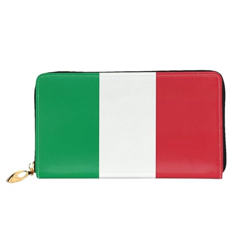 PHAYAH Geldbörse mit italienischem Flaggenmuster, Damen, Leder, Kreditkartenhalter, Clutch, lang, Damengeldbörse PHAYAH Geldbörse mit italienischem Flaggenmuster, Damen, Leder, Kreditkartenhalter, Clutch, lang, Damengeldbörse von PHAYAH