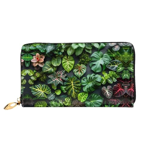 PHAYAH Geldbörse mit verschiedenen Blättern, Leder, Kreditkartenhalter, Clutch, lang, für Damen PHAYAH Geldbörse mit verschiedenen Blättern, Leder, Kreditkartenhalter, Clutch, lang, für Damen von PHAYAH