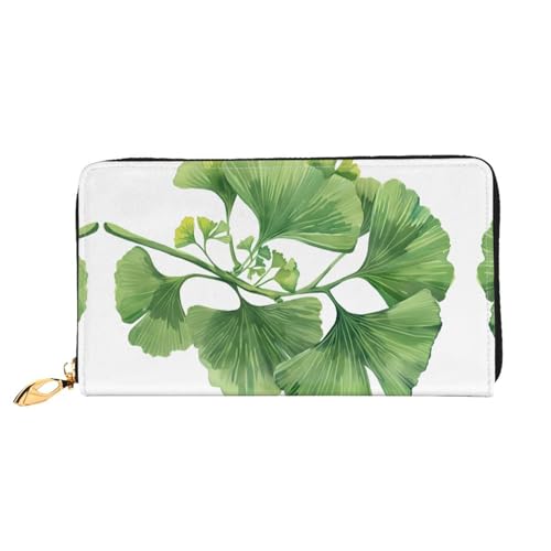 PHAYAH Sketch Ginkgo Biloba Pattern Wallet Women Leather Wallet Credit Card Holder Clutch Long Ladies Billfold PHAYAH Sketch Ginkgo Biloba Pattern Wallet Women Leather Wallet Credit Card Holder Clutch Long Ladies Billfold von PHAYAH