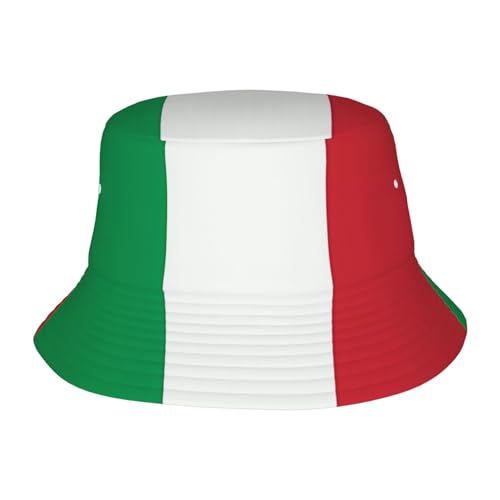 PHAYAH Sonnenhut für Erwachsene, Motiv: Italien-Flagge, exquisiter Druck, Unisex, Sommer, Strand, Strand, Schwarz, Schwarz, Einheitsgr��e PHAYAH Sonnenhut für Erwachsene, Motiv: Italien-Flagge, exquisiter Druck, Unisex, Sommer, Strand, Strand, Schwarz, Schwarz, Einheitsgr��e von PHAYAH