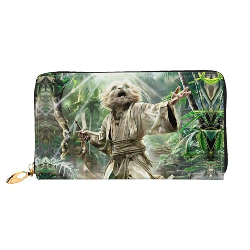 PHAYAH Unable Damen Geldbörse mit Hasenmuster, Leder, Kreditkartenhalter, Clutch, lang, für Damen von PHAYAH