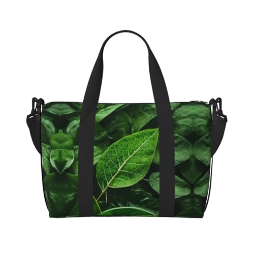 Phayah Green Nature Weekender-Tasche für Damen, Reisetasche, Übernachtung, Wochenendtasche, Sport, Fitnessstudio, Tragetasche, Crossbody-Tasche von PHAYAH