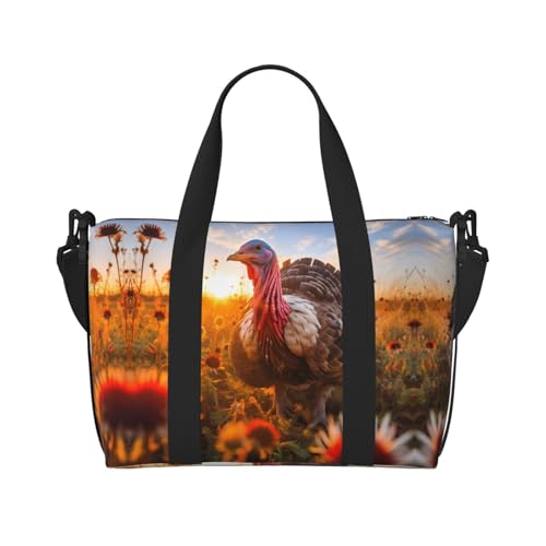 Phayah Reisetasche, Sporttasche, Turnbeutel, Schultertasche, Wochenendtasche, Übernachtungstasche für Damen, Schwarz , Einheitsgröße von PHAYAH