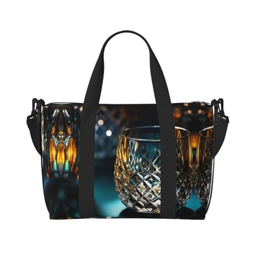 Phayah Reisetasche mit Brille, Sporttasche, Sporttasche, Schultertasche, Wochenendtasche, Übernachtungstasche für Damen, Schwarz , Einheitsgröße Phayah Reisetasche mit Brille, Sporttasche, Sporttasche, Schultertasche, Wochenendtasche, Übernachtungstasche für Damen, Schwarz , Einheitsgröße von PHAYAH