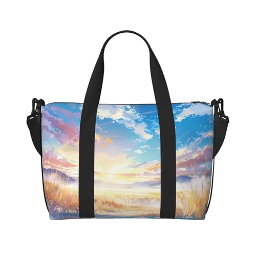 Phayah Sky Weekender-Tasche für Damen, Reisetasche, Übernachtung, Wochenendtasche, Sport, Fitnessstudio, Tragetasche, Crossbody-Tasche von PHAYAH