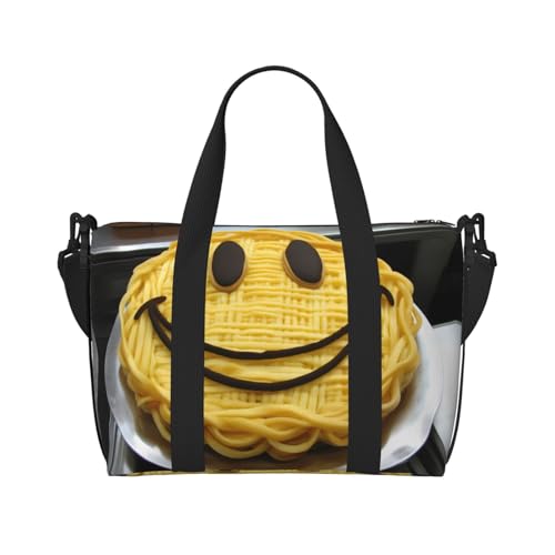 Phayah Smile On Face Weekender-Tasche für Damen, Reisetasche, Übernachtung, Wochenendtasche, Sport, Fitnessstudio, Tragetasche, Crossbody-Tasche von PHAYAH