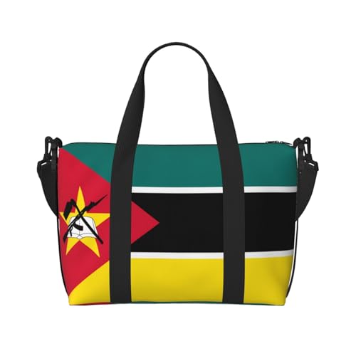 Phayah Weekender-Tasche für Damen, Motiv: Flagge von Mosambik, Reisetasche, Übernachtung, Wochenende, Sport, Fitnessstudio, Tragetasche, Crossbody-Tasche von PHAYAH