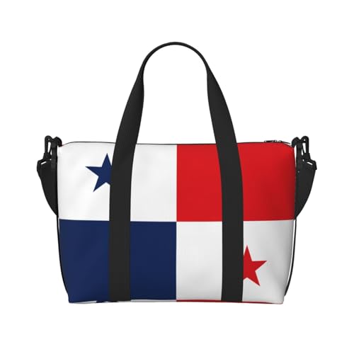 Phayah Weekender-Tasche für Damen, Motiv: Flagge von Panama, Reisetasche, Übernachtung, Wochenende, Sport, Fitnessstudio, Tragetasche, Crossbody-Tasche von PHAYAH