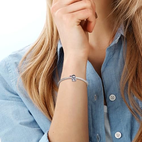 PHCLASY Alien Dog Graduation Charms-Anhänger Kompatibilität für Armband Schulabschluss Charm Women's von PHCLASY